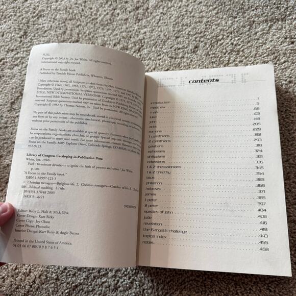 Fuel: 10-Minute Devotions to Ignite the Faith of Parents & Teens by Joe White - Picture 9 of 10